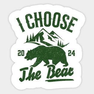 I-choose-the-bear Sticker